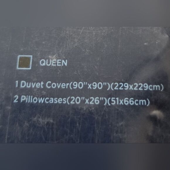 Duvet Cover Set Bedsure Solid Ivory - Queen Size - Picture 9 of 9